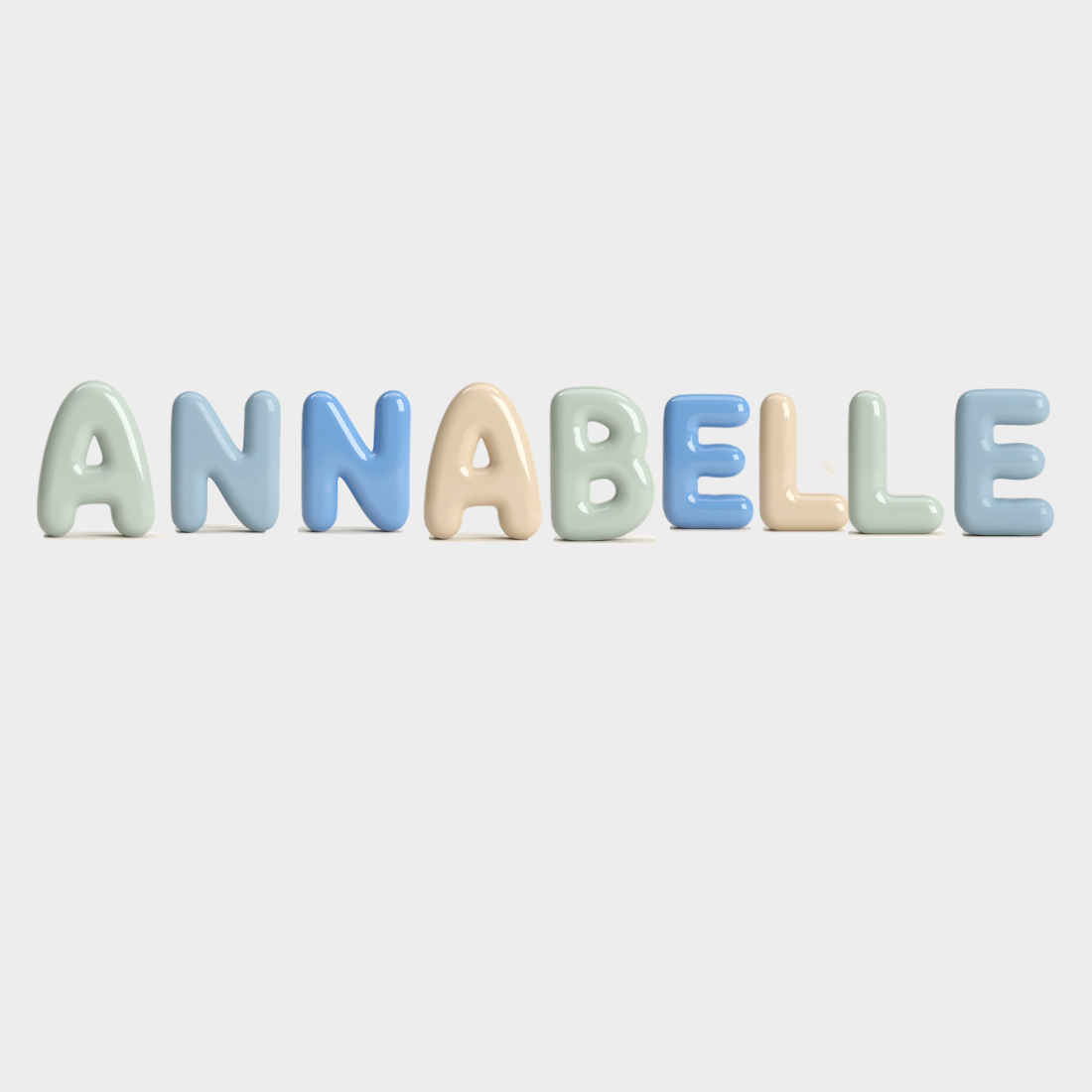 Ceramic Hanging Letters - Pack of 9