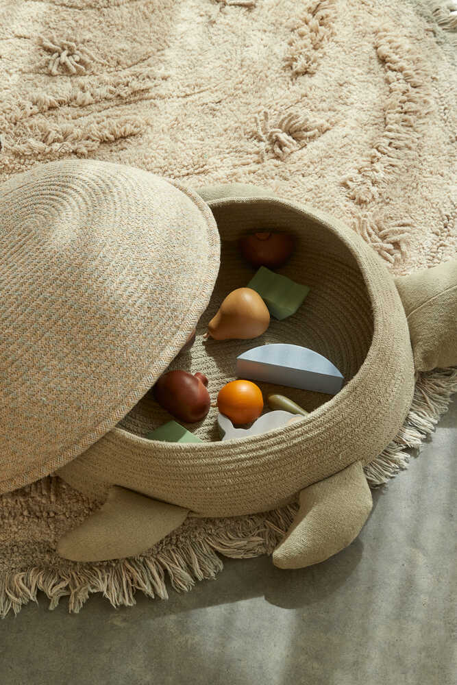 Mama Turtle Storage Basket - Beige - image 3