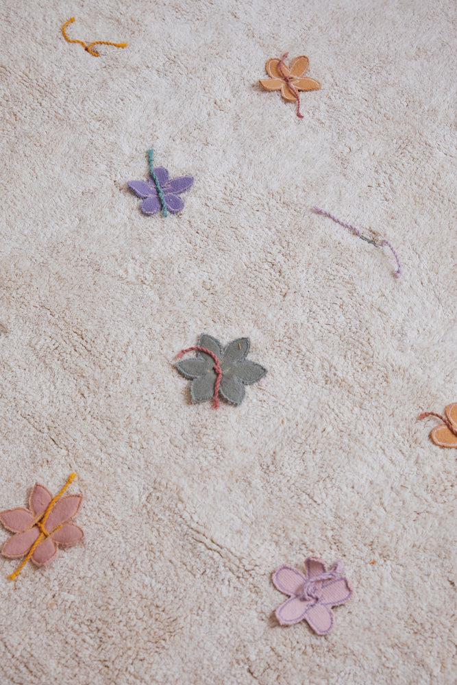 Washable Cotton Interactive Wildflower Rug - image 4