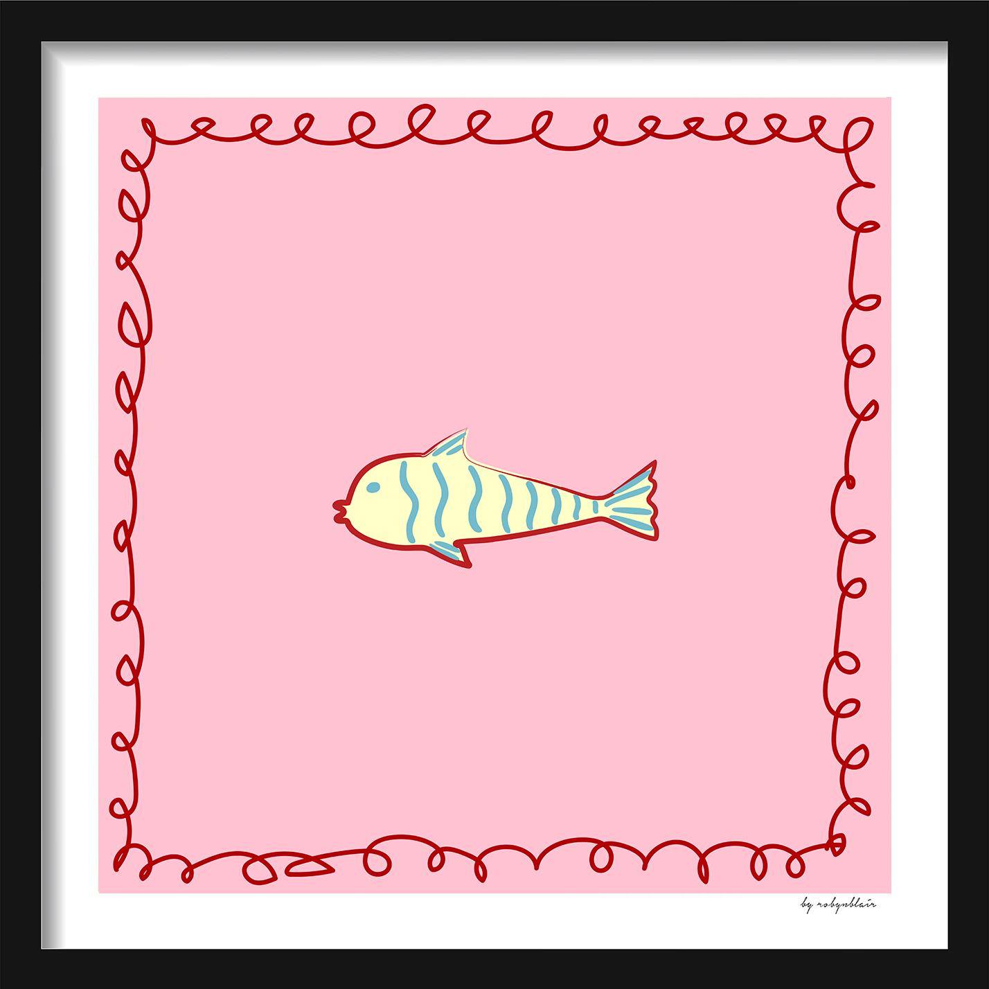Lucky Fish  - Pink Fine Art Print - image 3