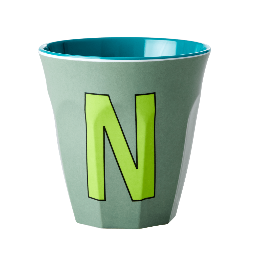 Letter N Cup - Green