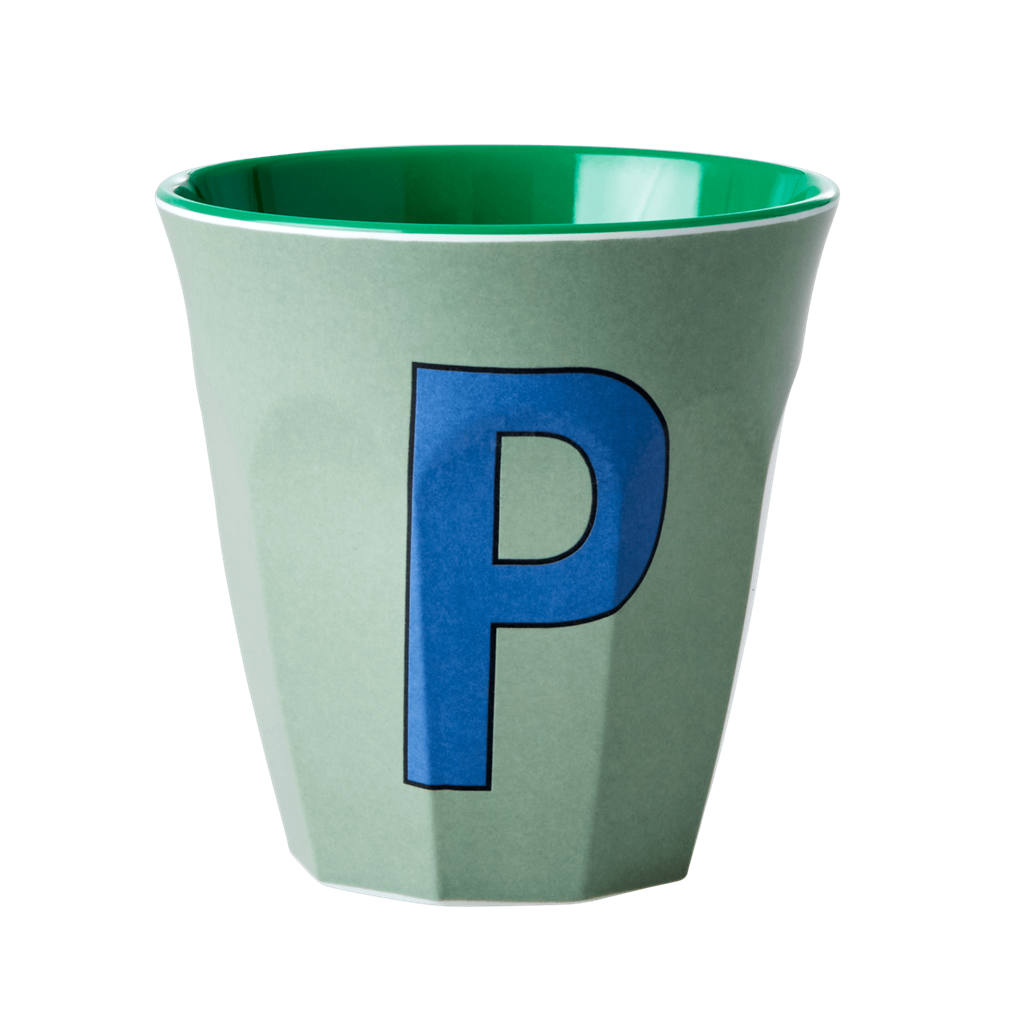 Letter P Cup - Blue - image 1