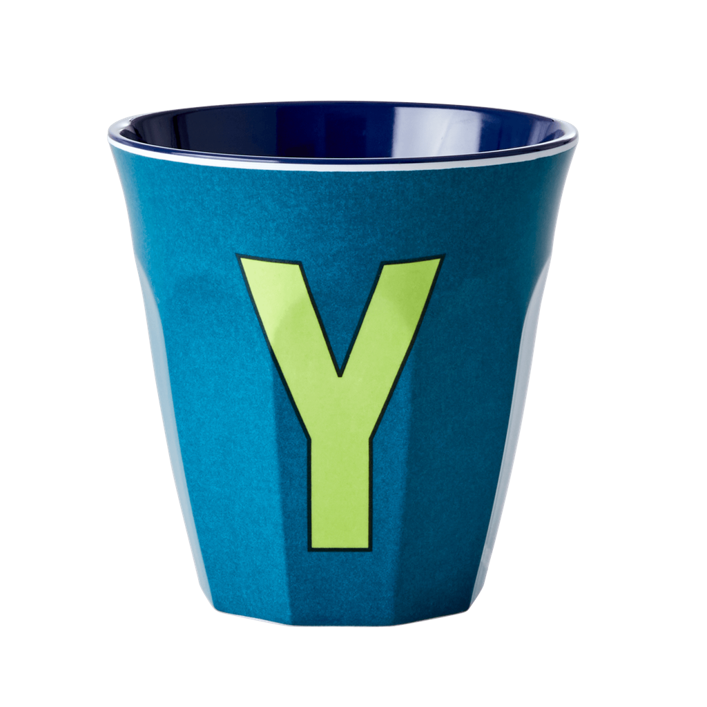 Letter Y Cup - Blue