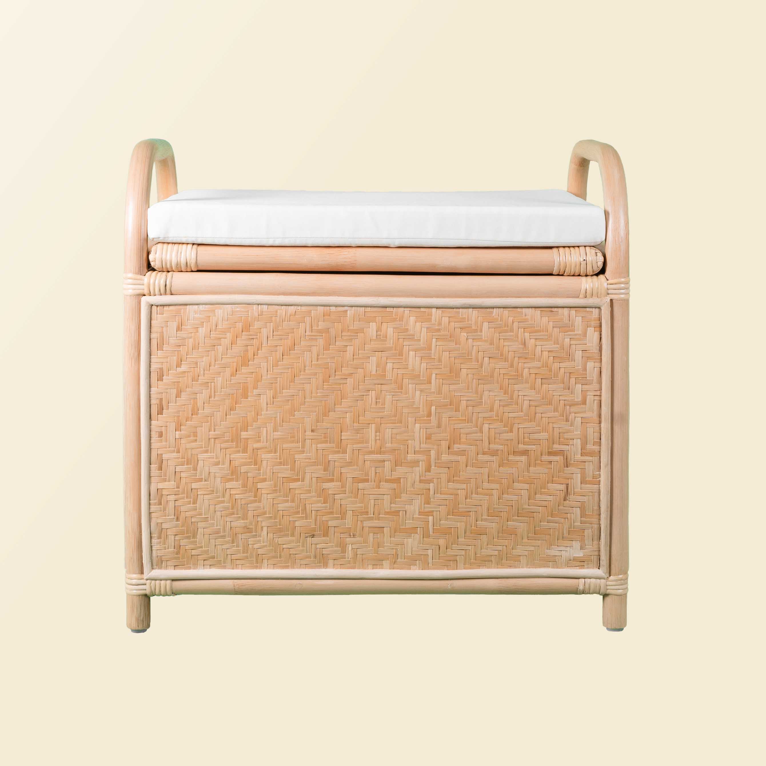 Rattan Storage Bench - image 6