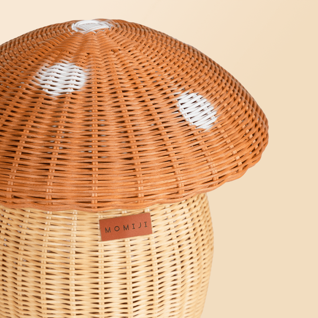 Mushroom Rattan Storage Basket - image 6