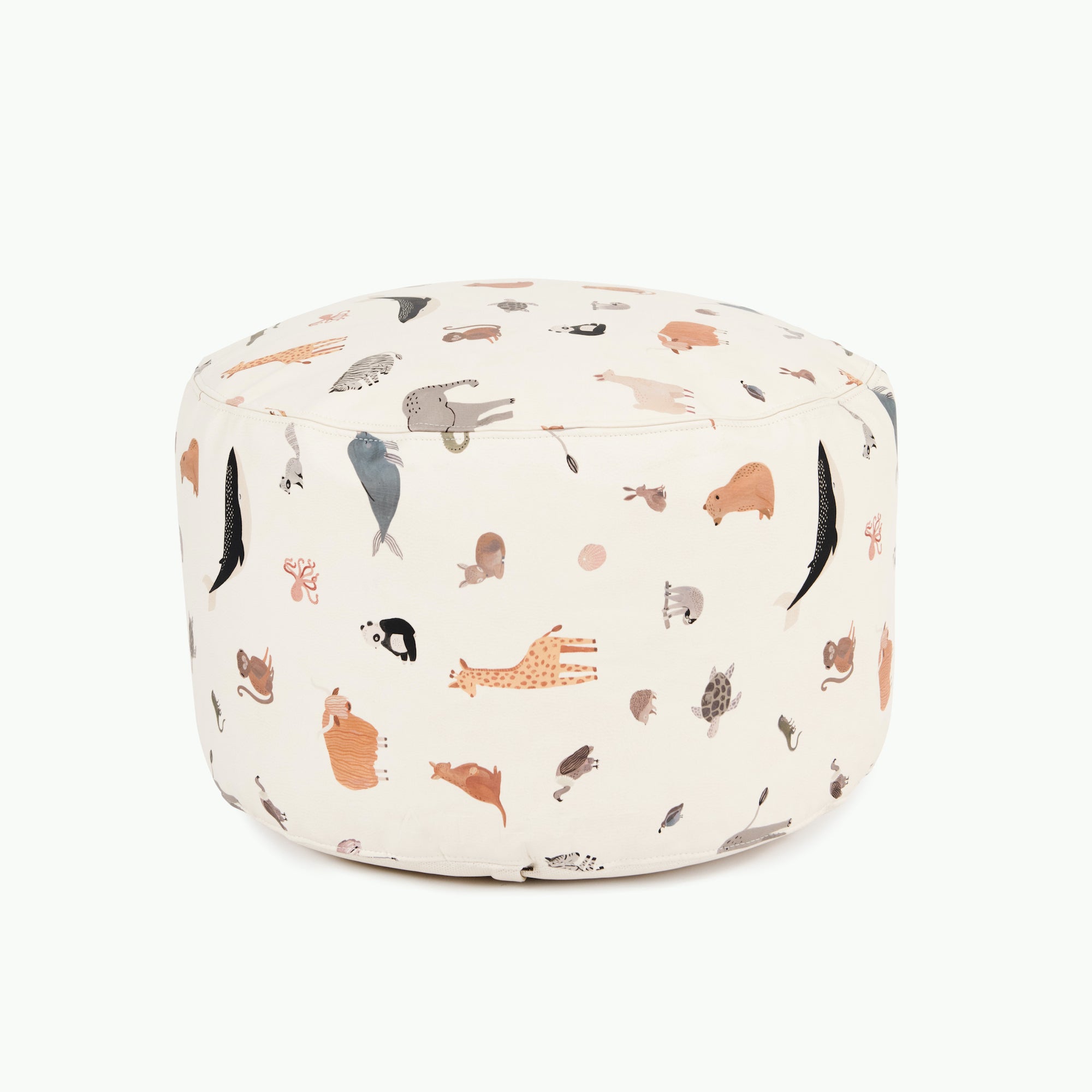 Vegan Leather Pouf - Circle or Square - image 5