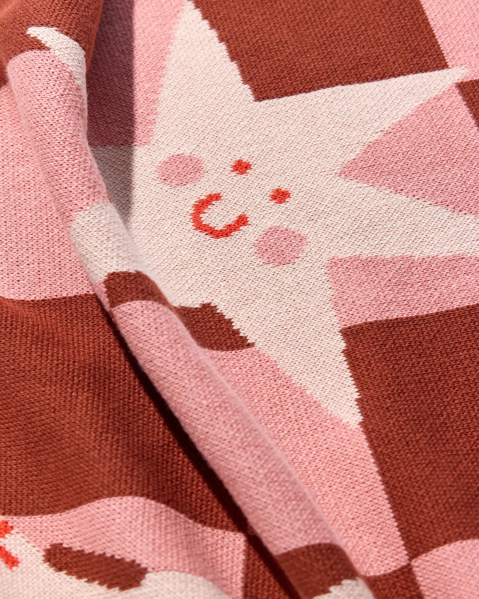 Moon + Stars Knit Mini Blanket - image 7