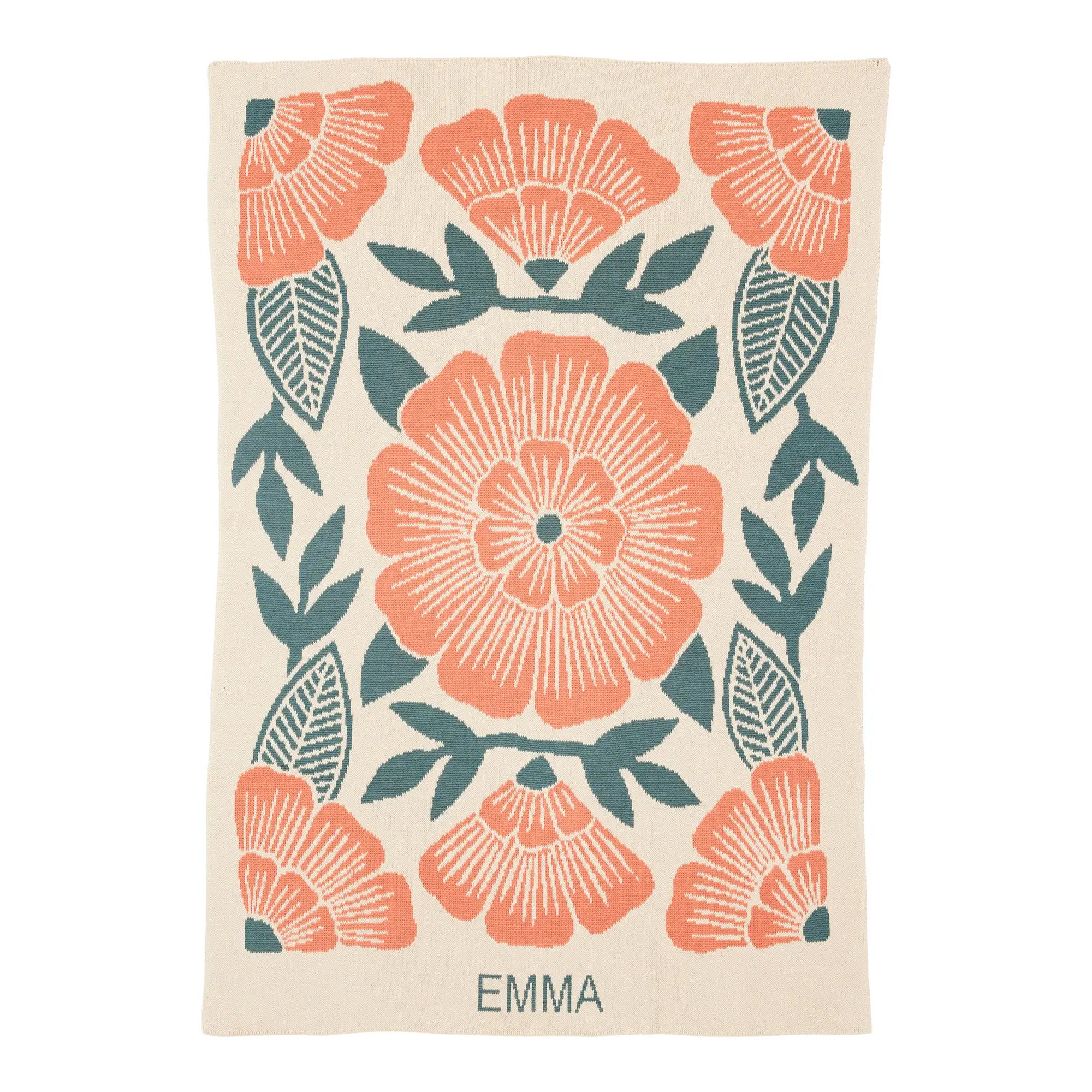 New Bloom Knit Midi Blanket - Personalization Available