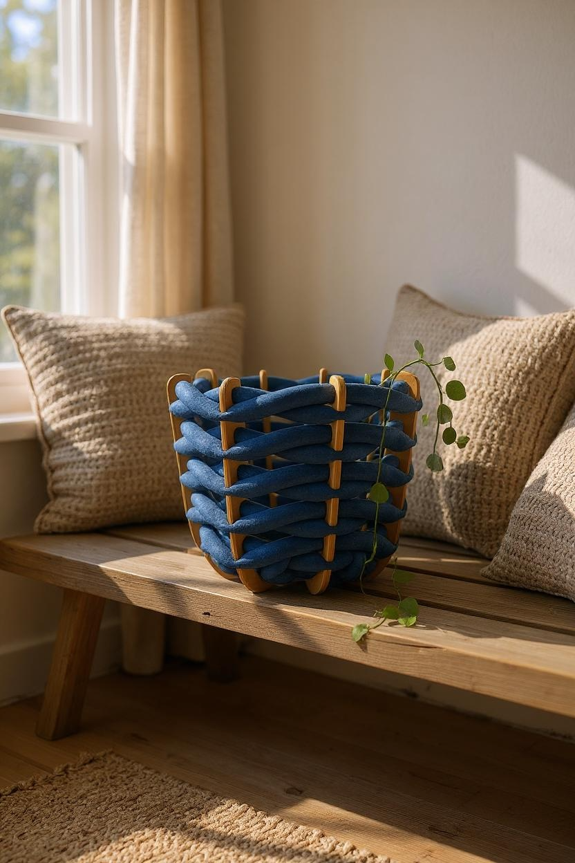 Medium Hull Basket - Blue - image 1
