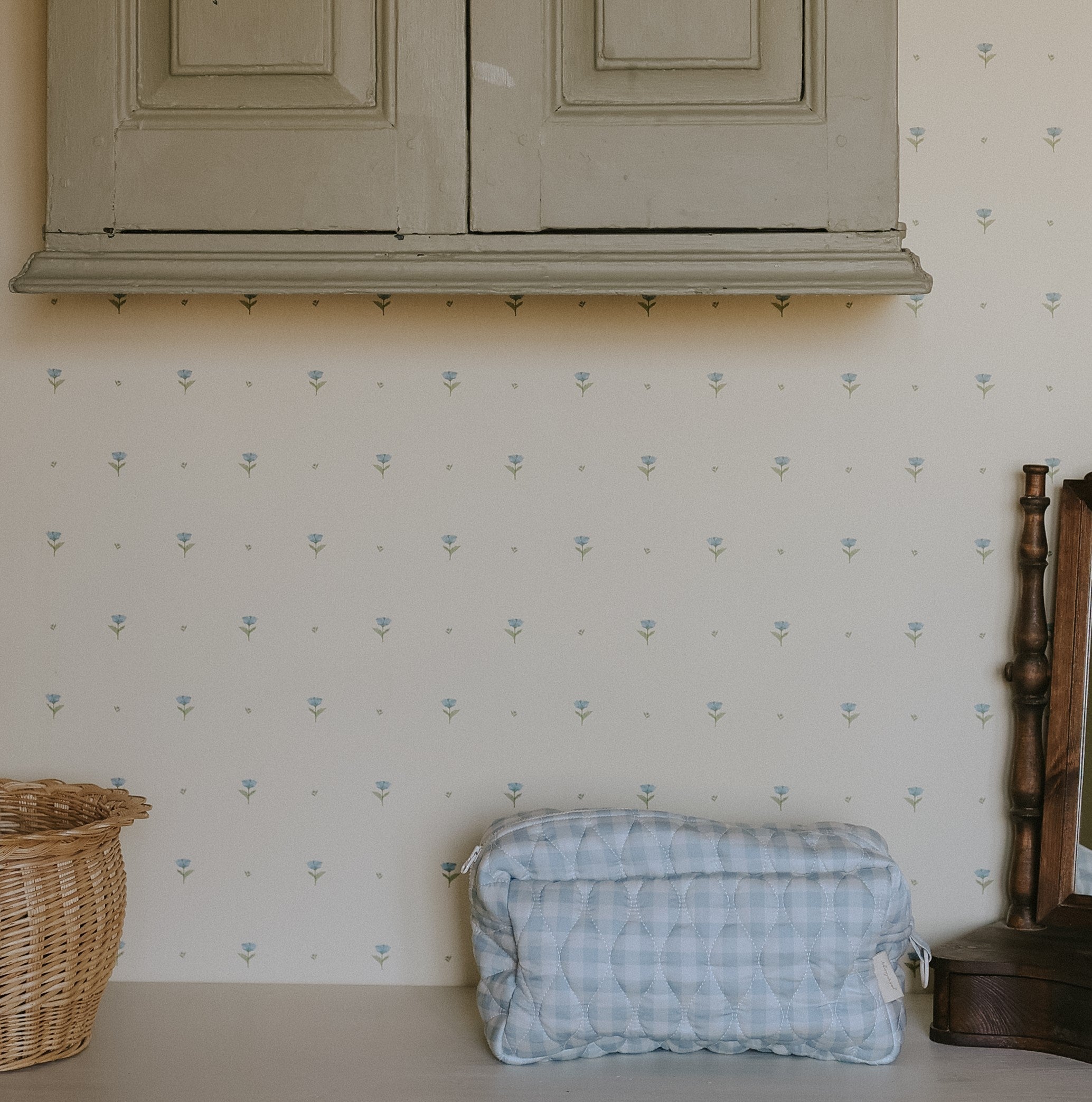 Toiletry Pouch - Blue Gingham - image 5
