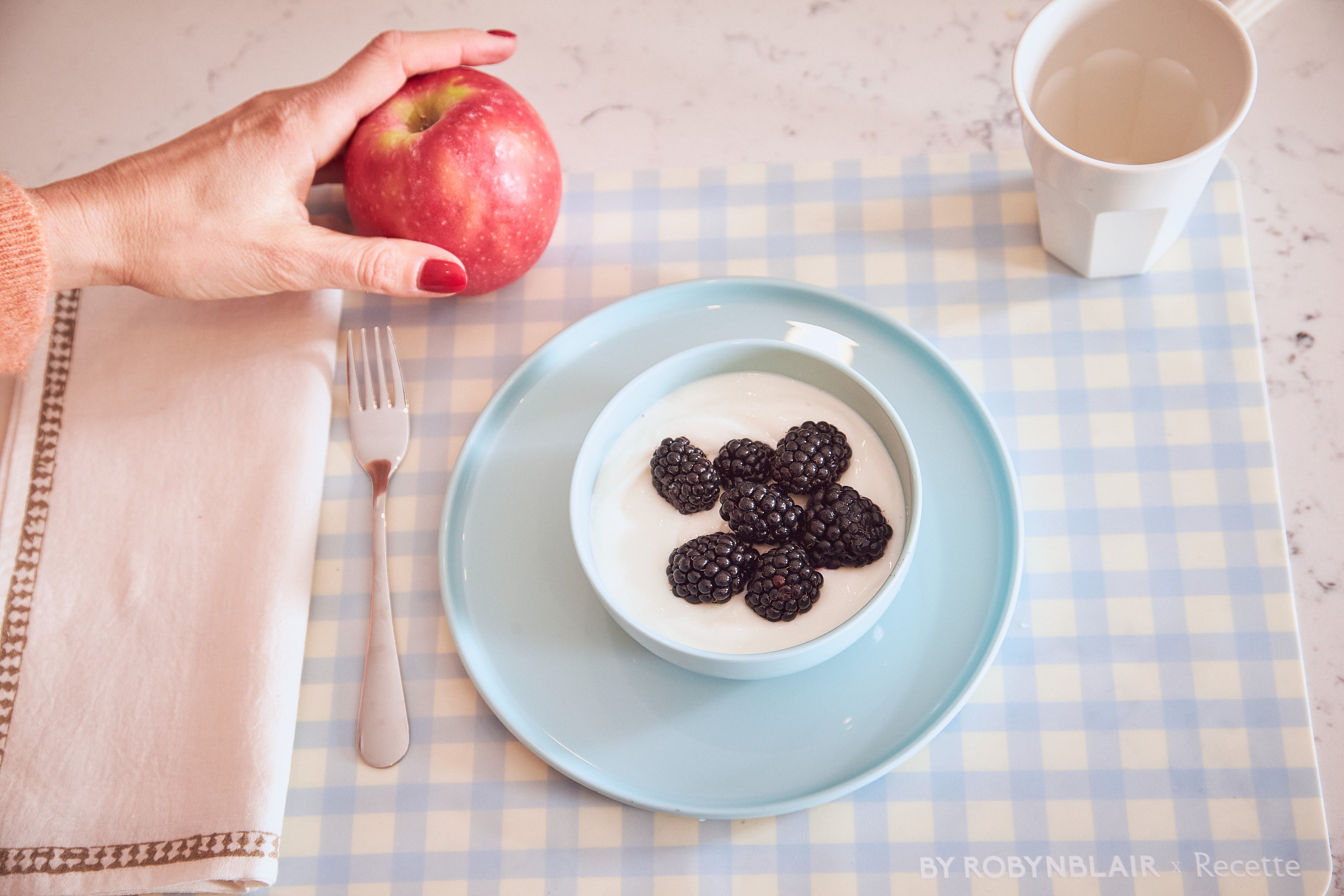 Plate and Bowl Set - Seafoam