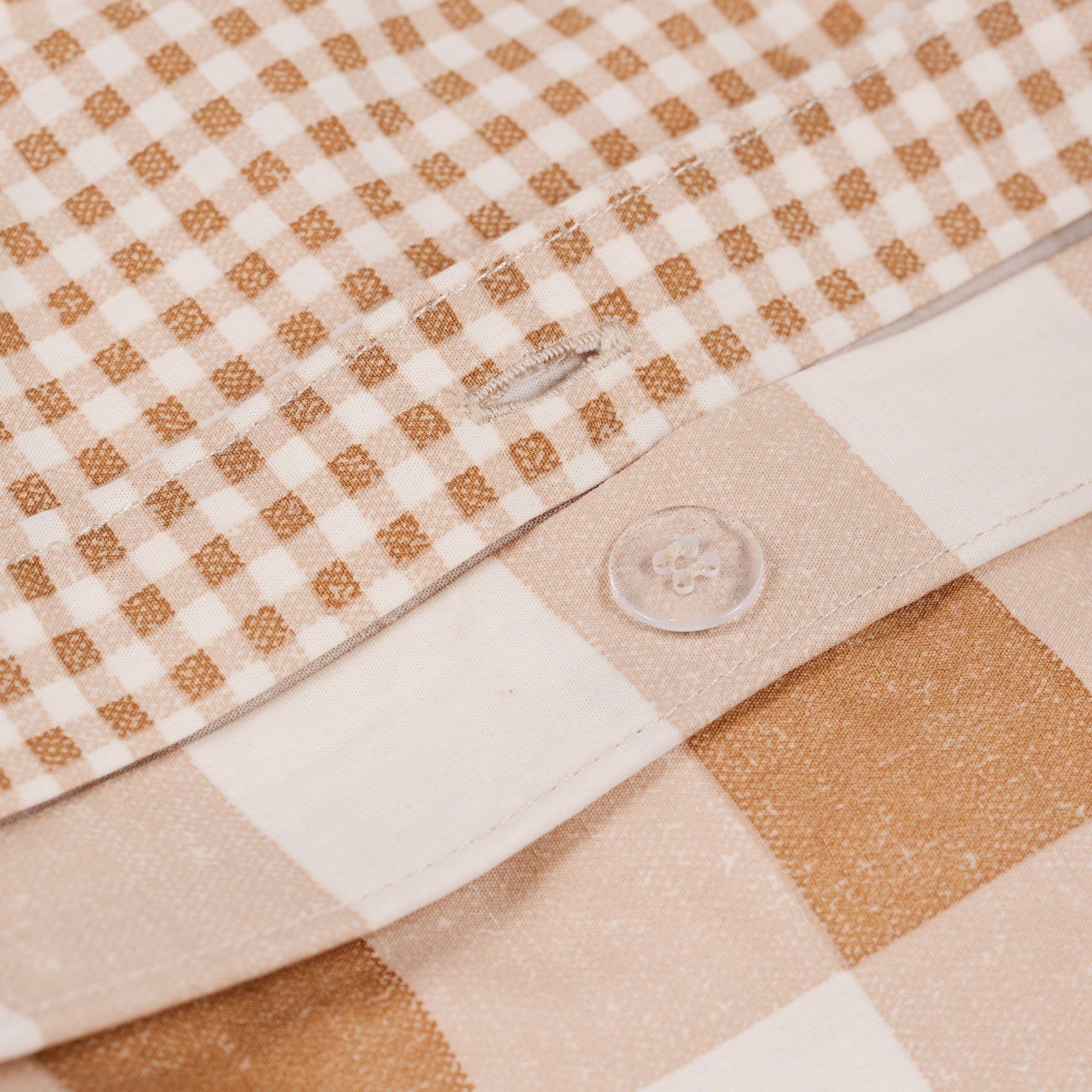 Gingham 100% Cotton Duvet Set - image 6