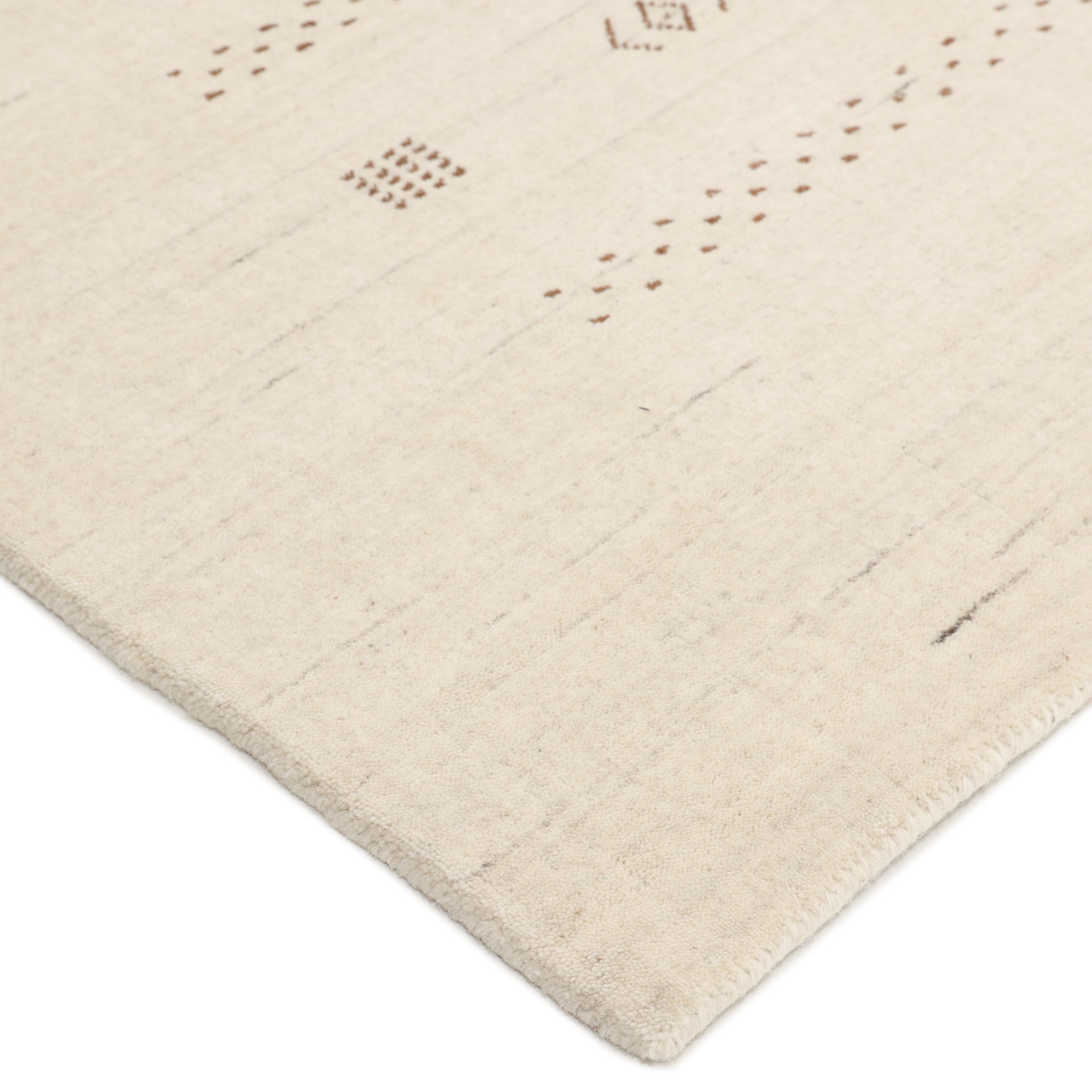 Boho Handmade Area Rug - Ivory - image 7