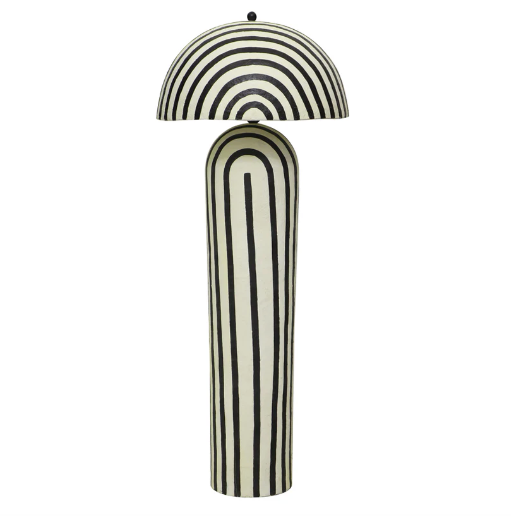 Striped Floor Lamp