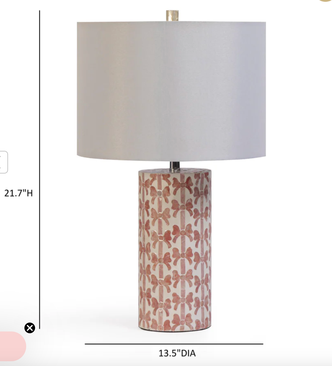Lassy Bow Table Lamp - image 4
