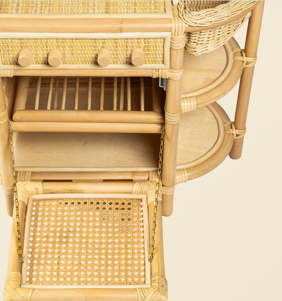 Rattan Play Kitchen - image 7