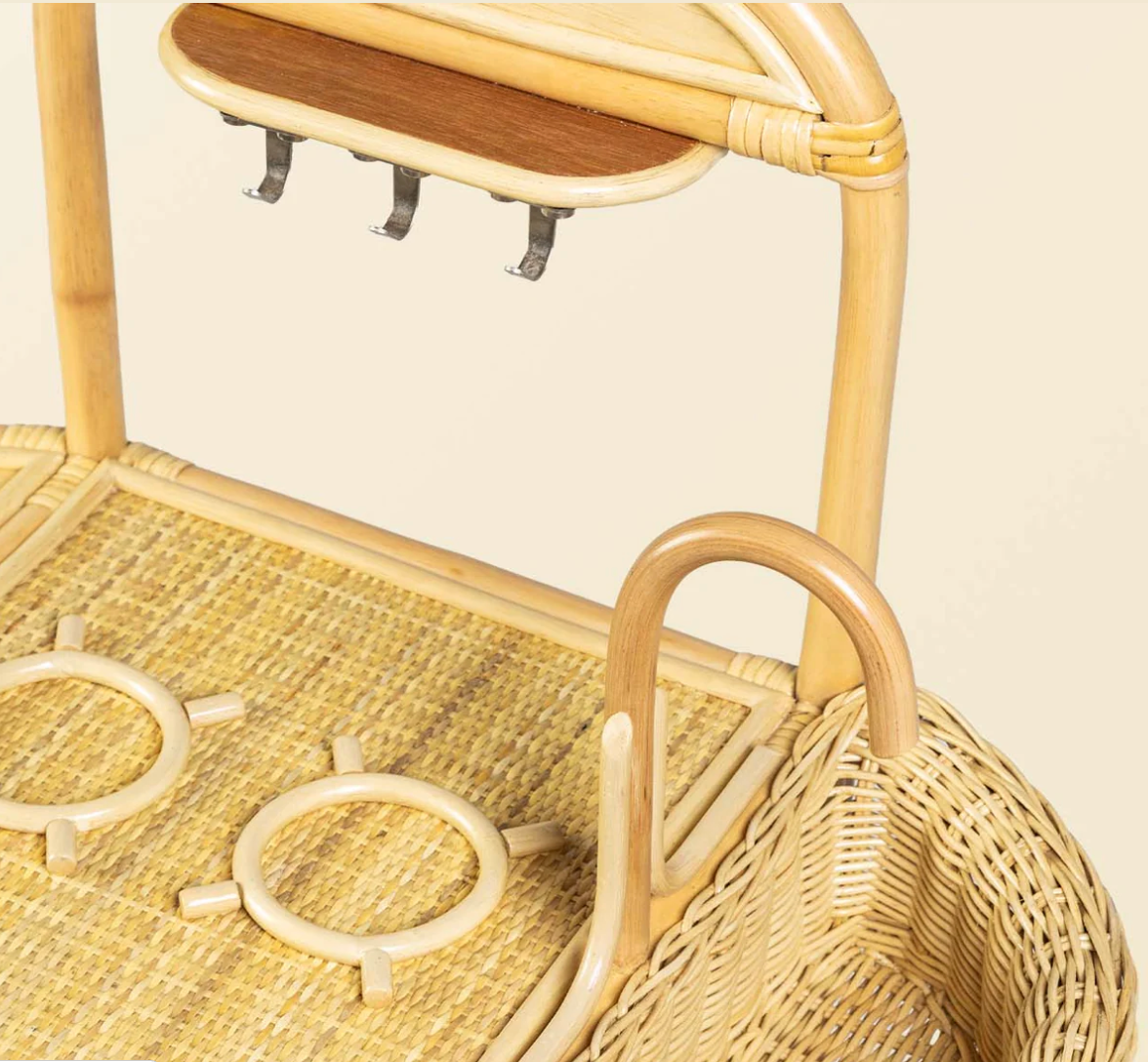 Rattan Play Kitchen - image 6