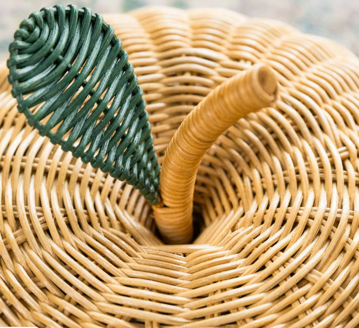 Apple Rattan Storage Basket - Medium - image 7