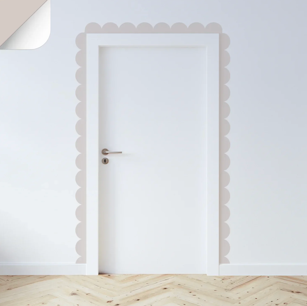 Peel and Stick Scalloped Border Decal - image 3