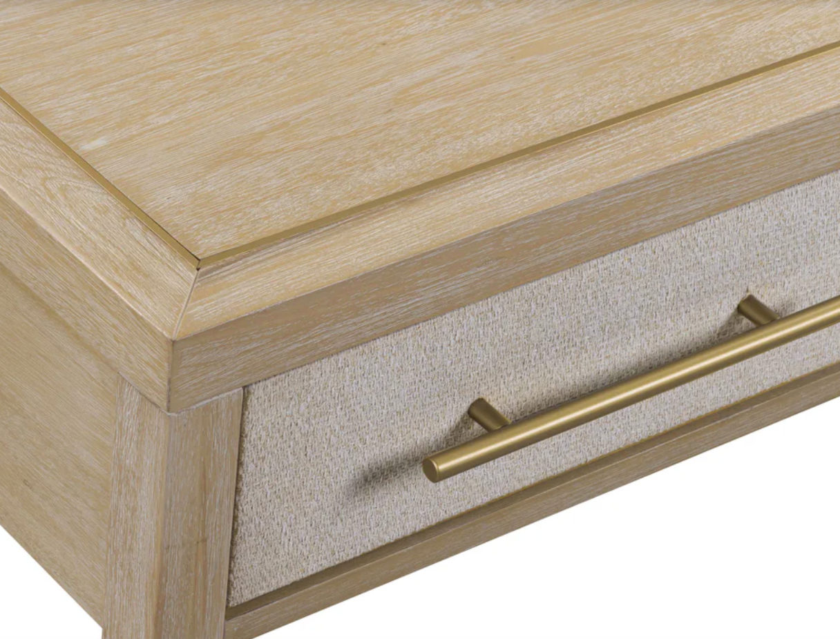 Natural Wood Desk - 2 Drawer - image 7
