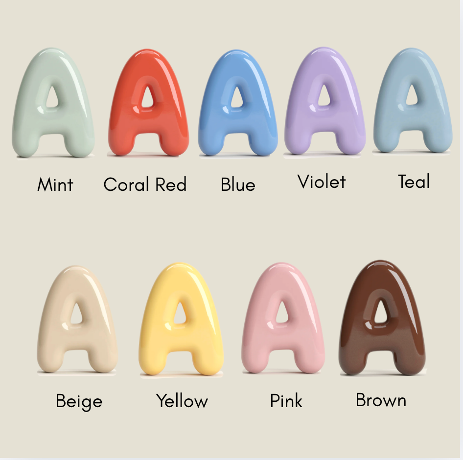 Ceramic Hanging Letters - Pack of 4 - image 4