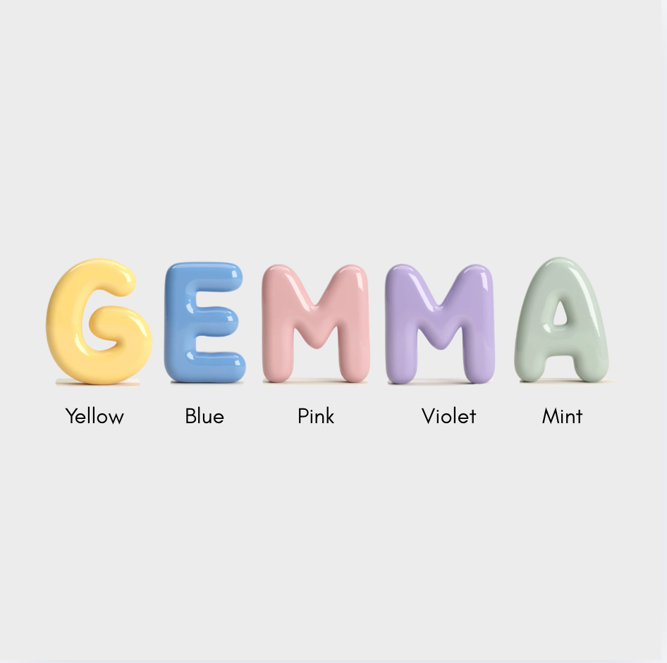 Ceramic Hanging Letters - Pack of 5