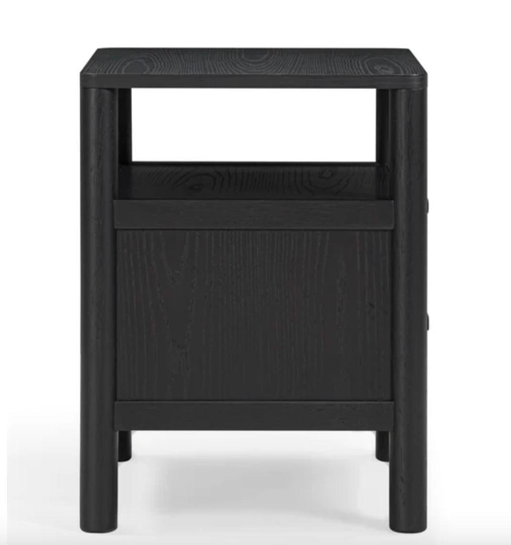 Tyra Black Ash Nightstand - image 4