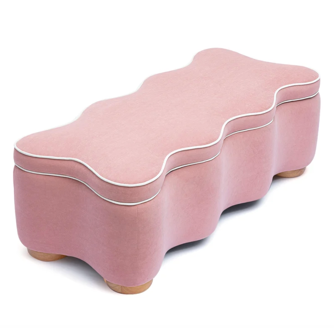 Thalia Performance Velvet Storage Bench - image 7