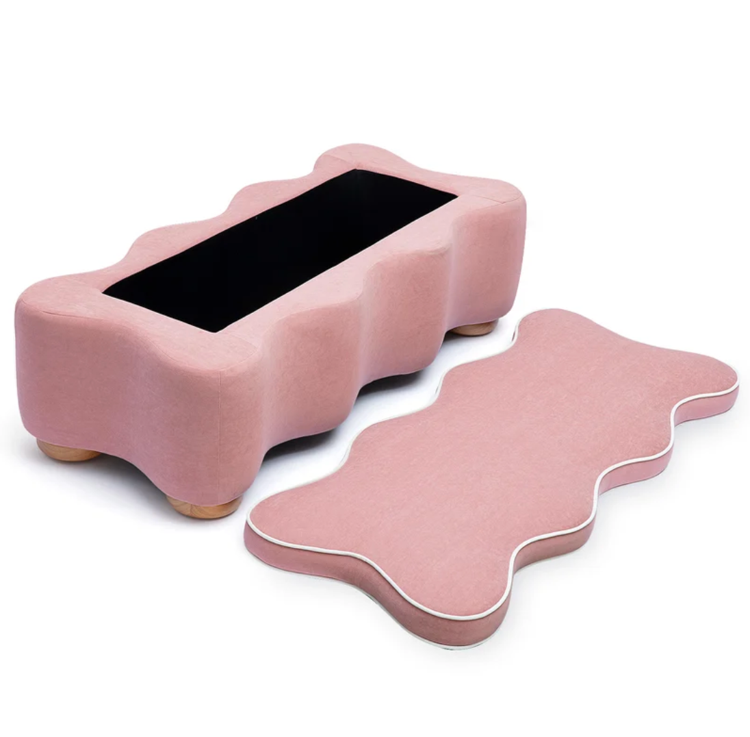 Thalia Performance Velvet Storage Bench - image 9