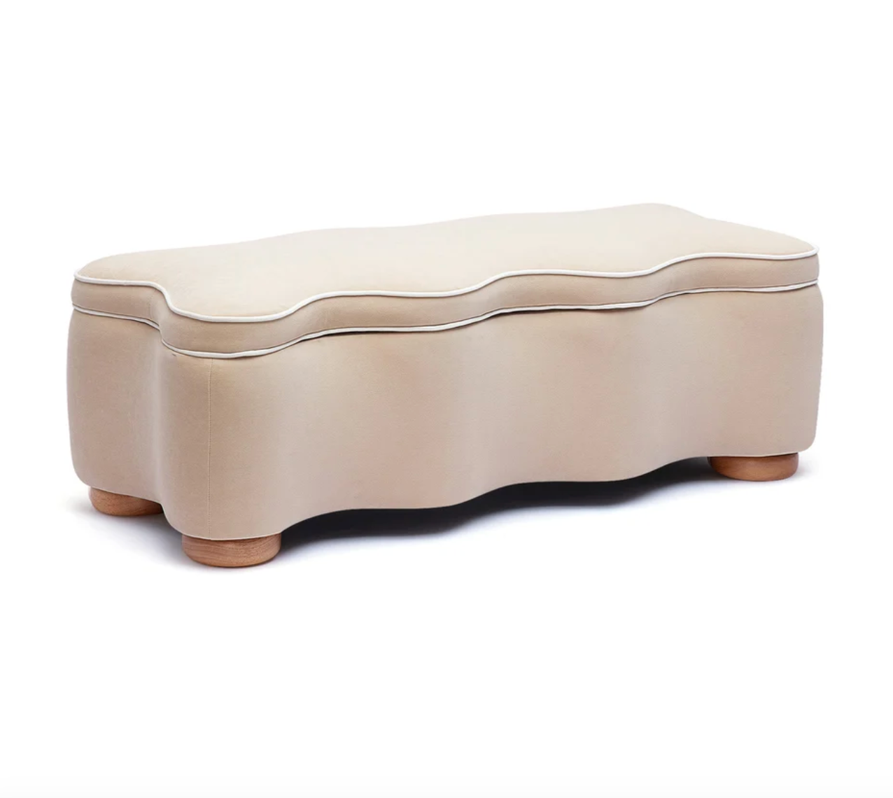 Thalia Performance Velvet Storage Bench - image 3