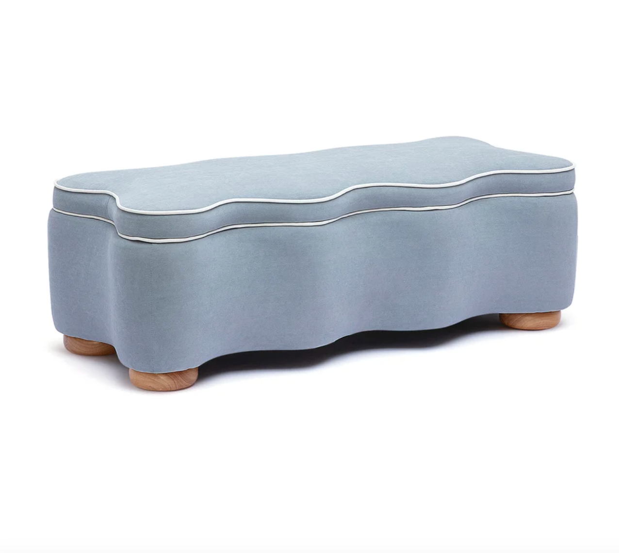 Thalia Performance Velvet Storage Bench - image 2