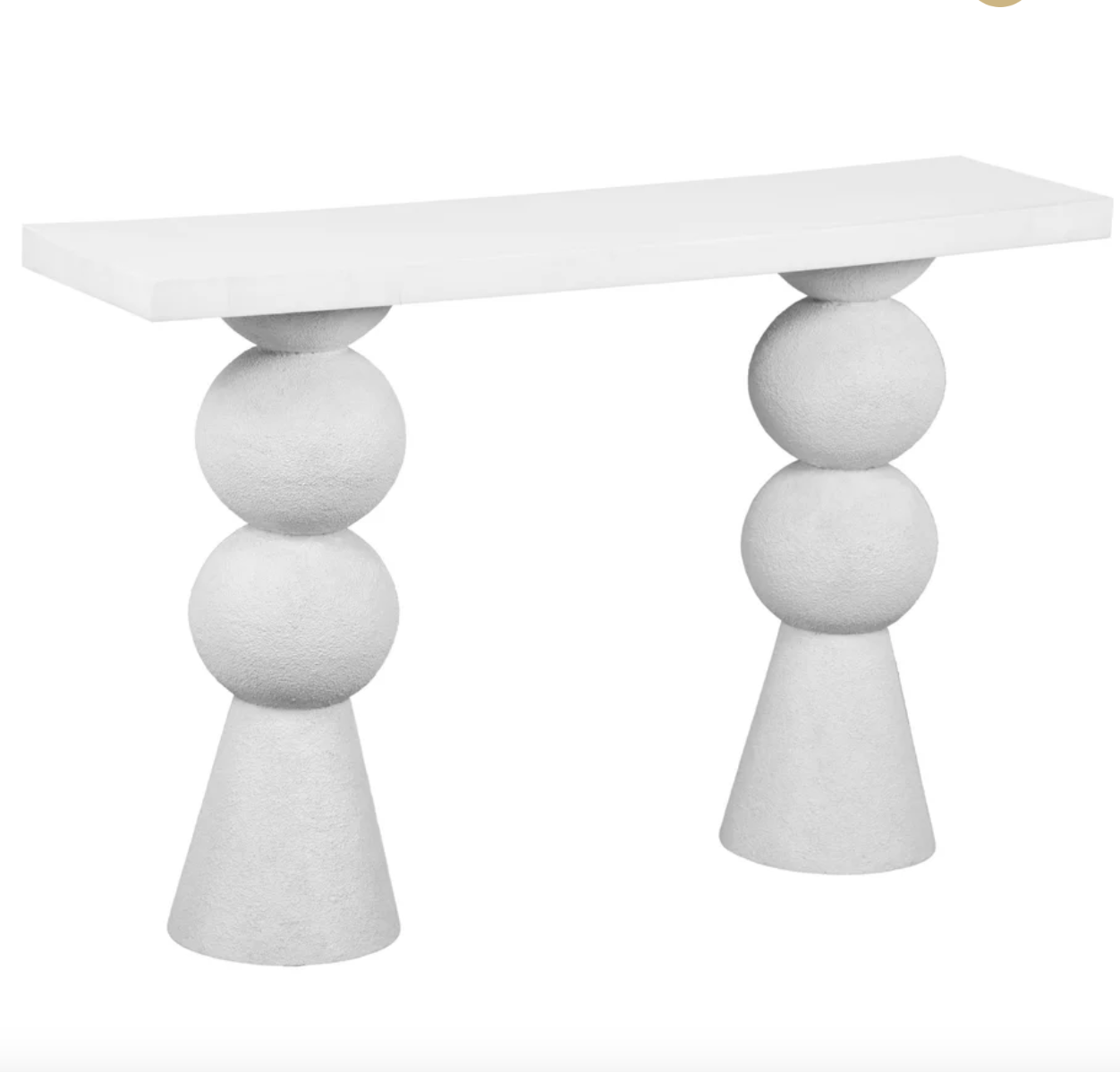 Lupita White Console Table - image 3