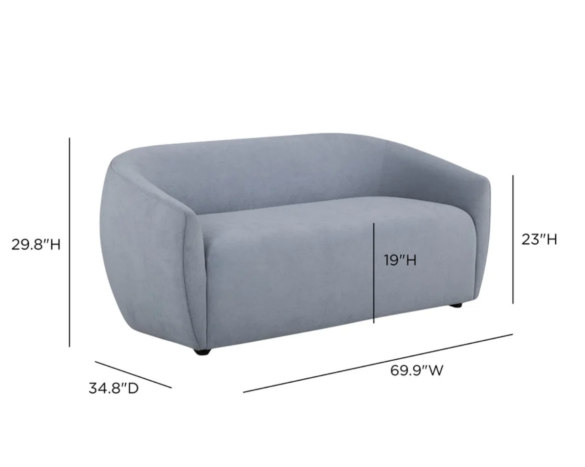Jordan Performance Velvet Loveseat - image 12