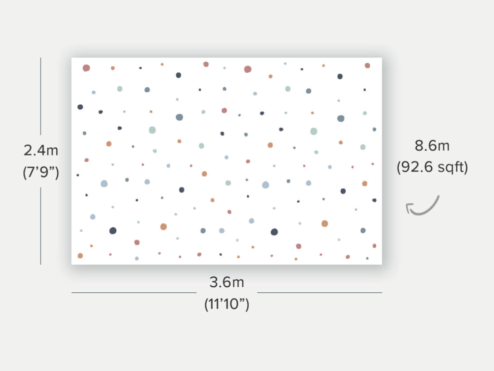 Peel and Stick Polka Dot Wall Decals - image 4
