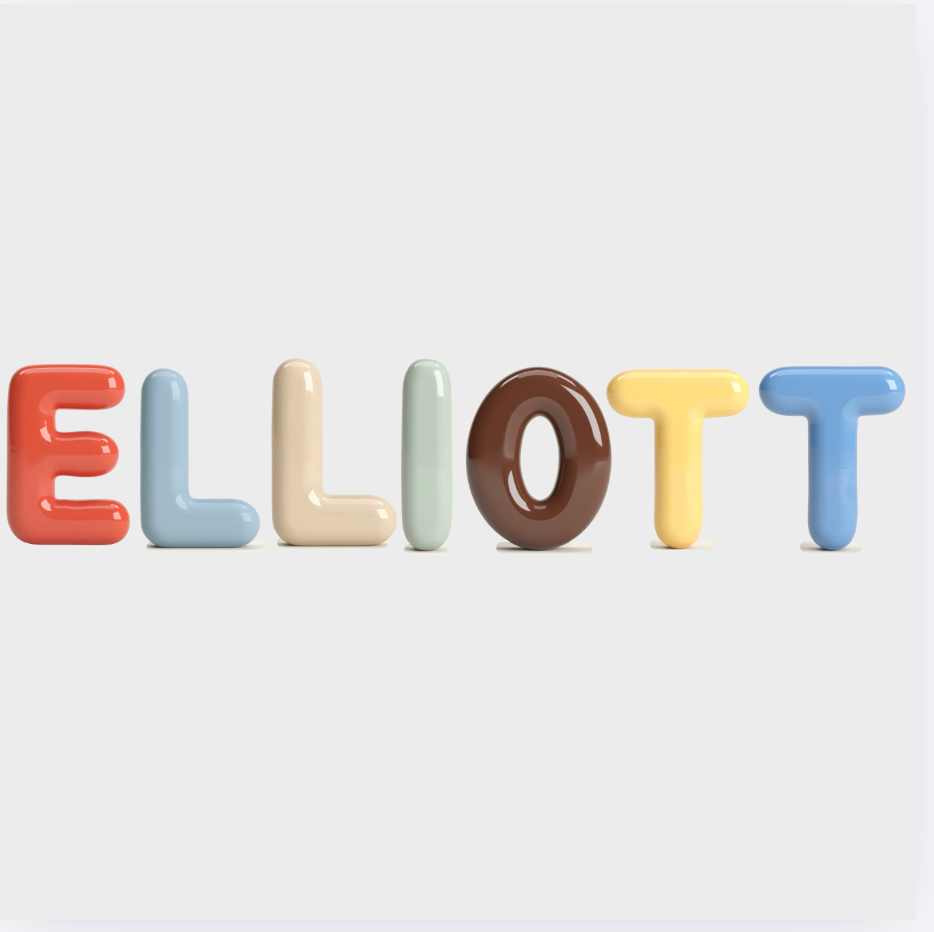 Ceramic Hanging Letters - Pack of 7