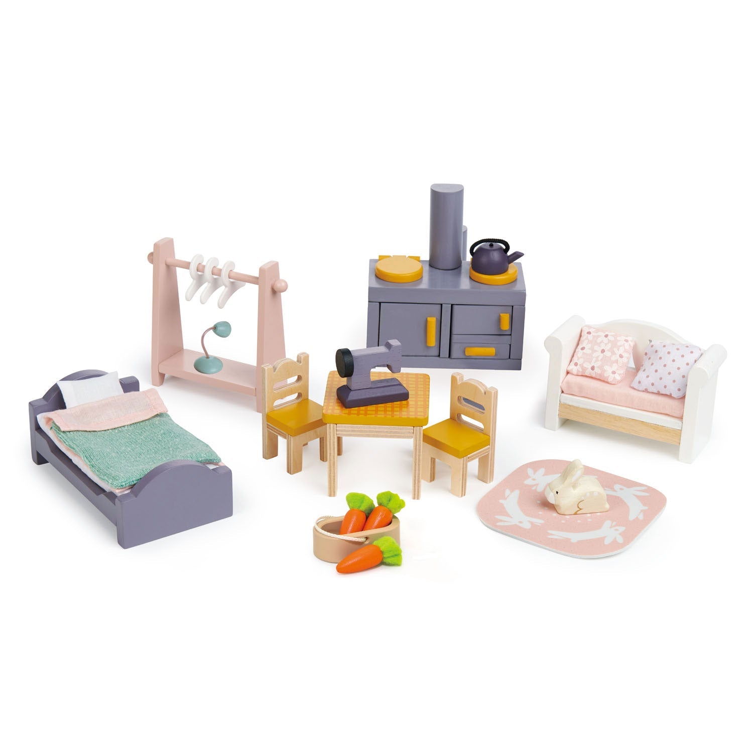 Cottontail Wooden Doll House - image 4