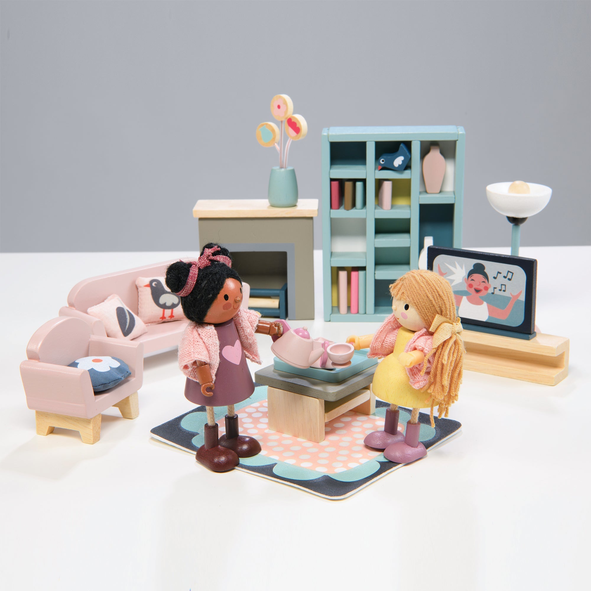Doll House Sitting Room Furniture - image 4