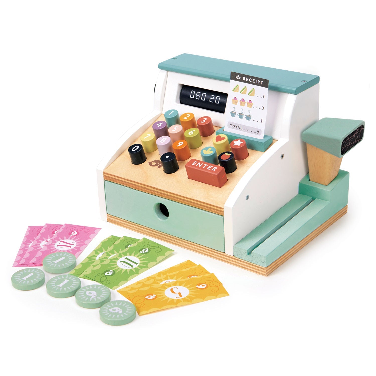 Wooden Play Cash Register