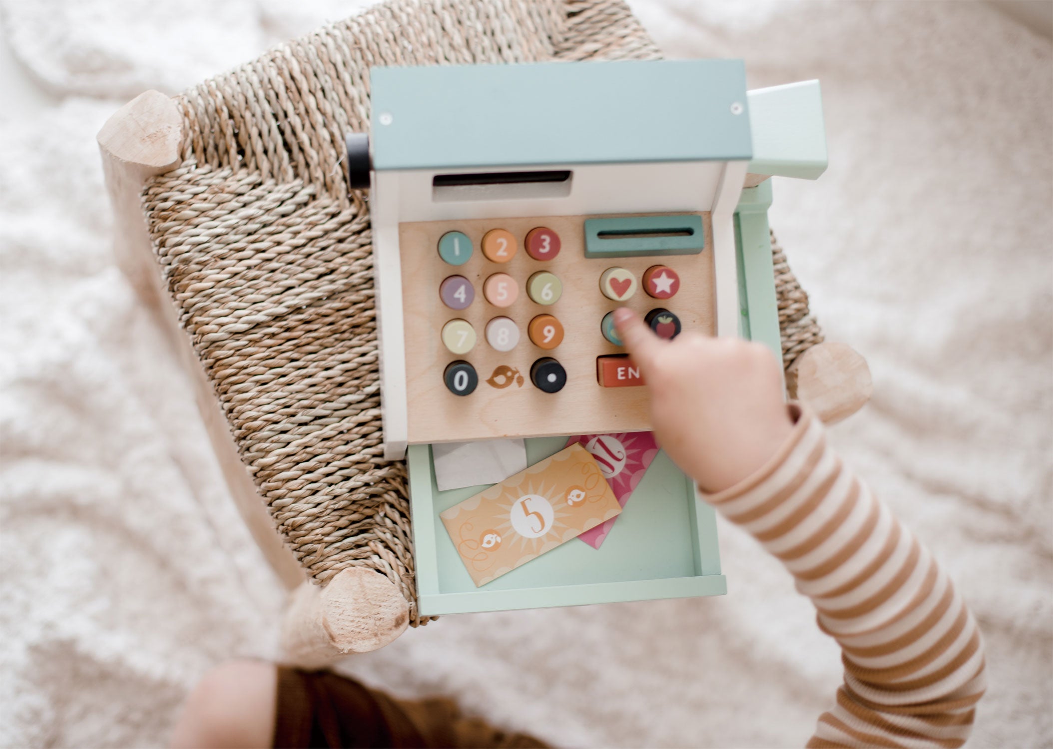Wooden Play Cash Register - image 5