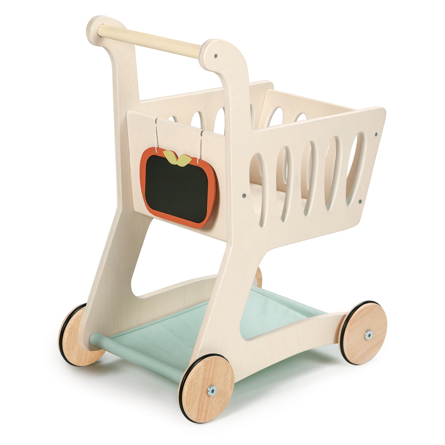 Wooden Pretend Play Shopping Cart