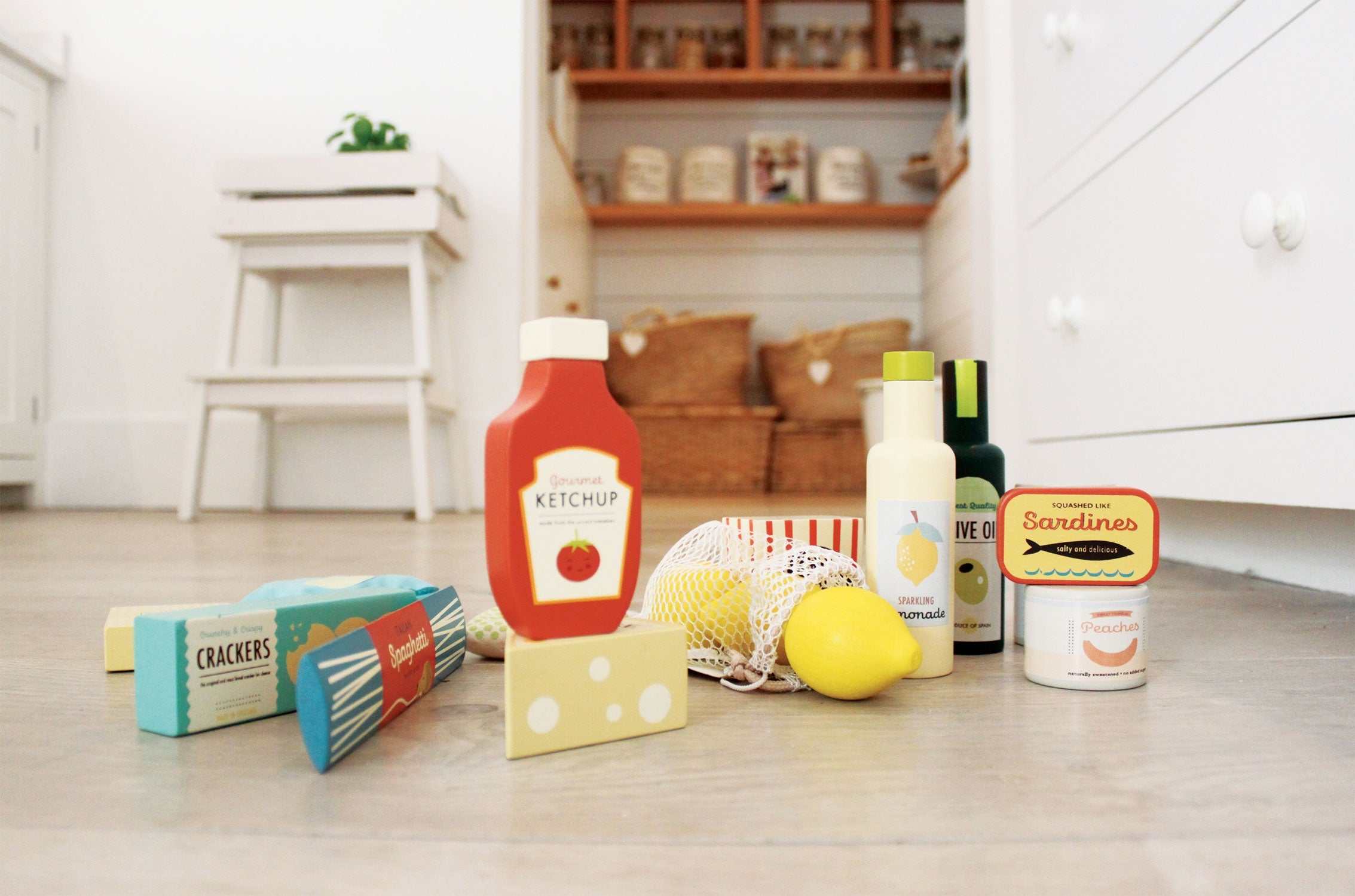 Wooden Pretend Play Food Full Set - image 9