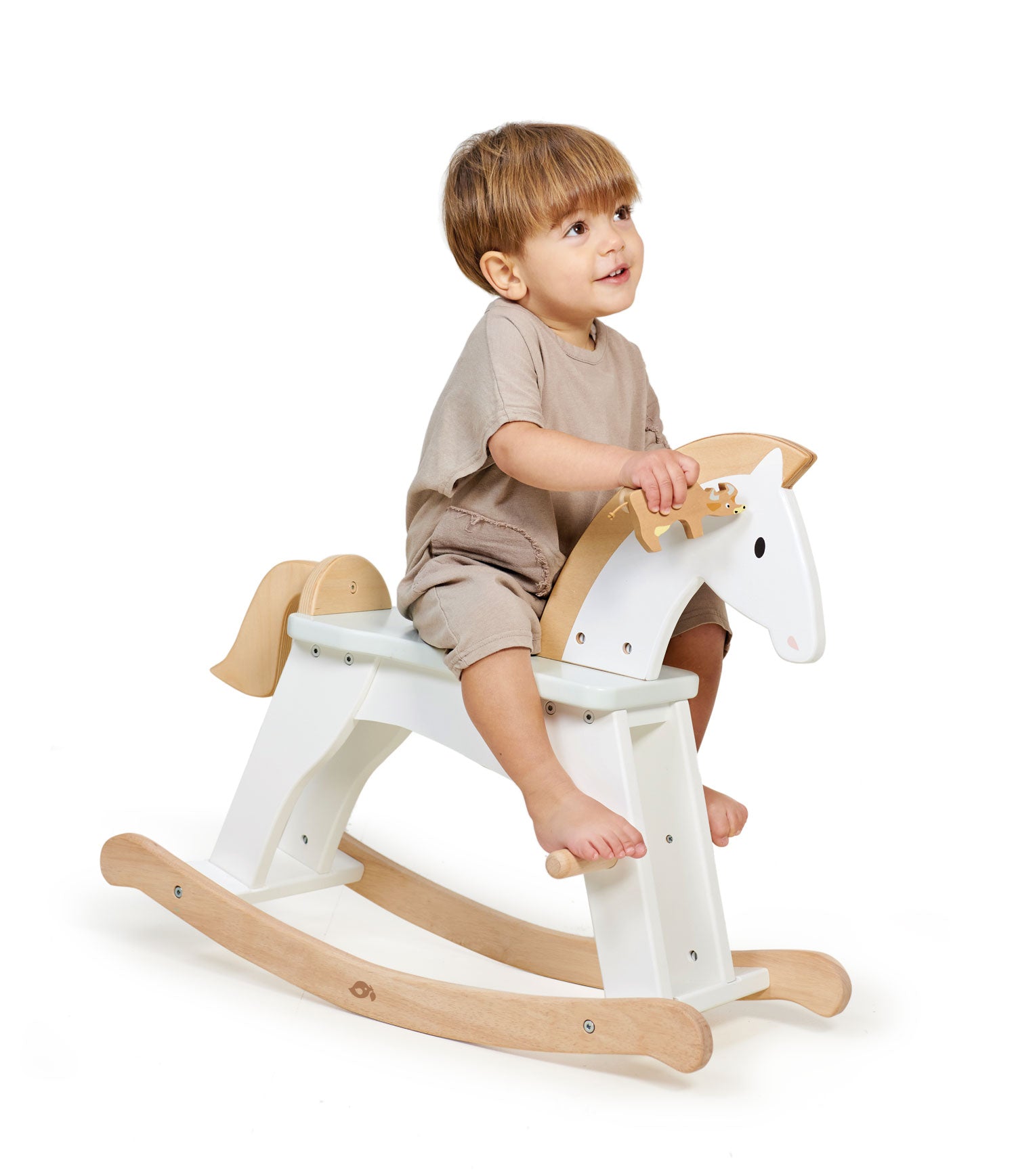 Lucky Wooden Rocking Horse - image 4