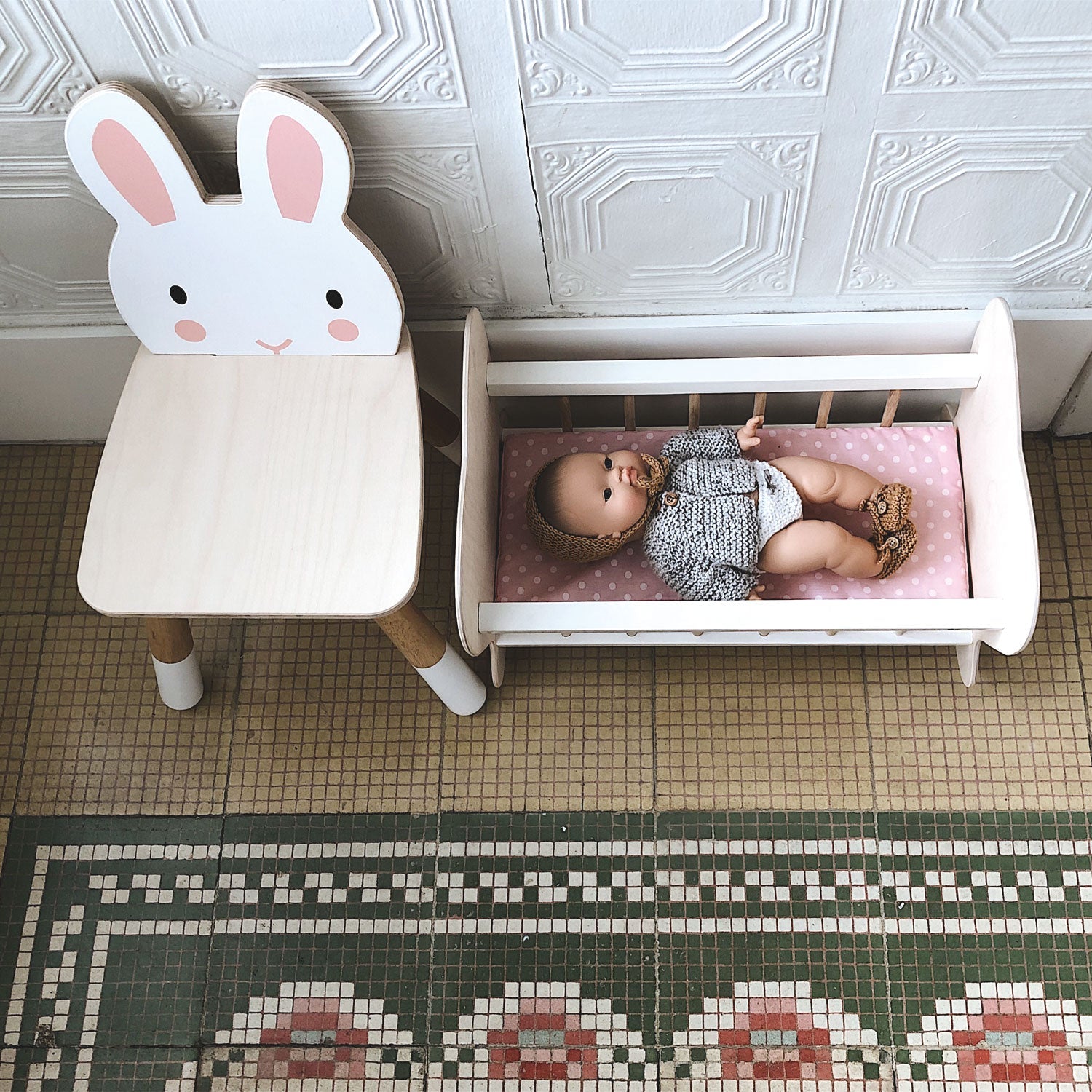 Wooden Rabbit Play Chair - image 3