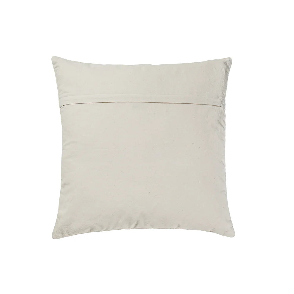 Tabitha Square Embroidered Throw Pillow - White