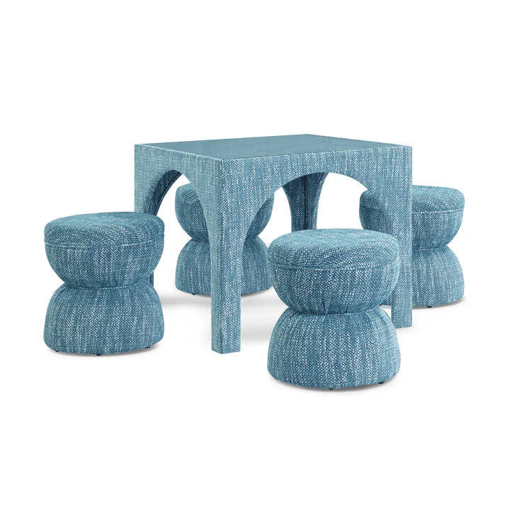 Tomlin Ruched Performance Fabric Game Ottoman - image 14
