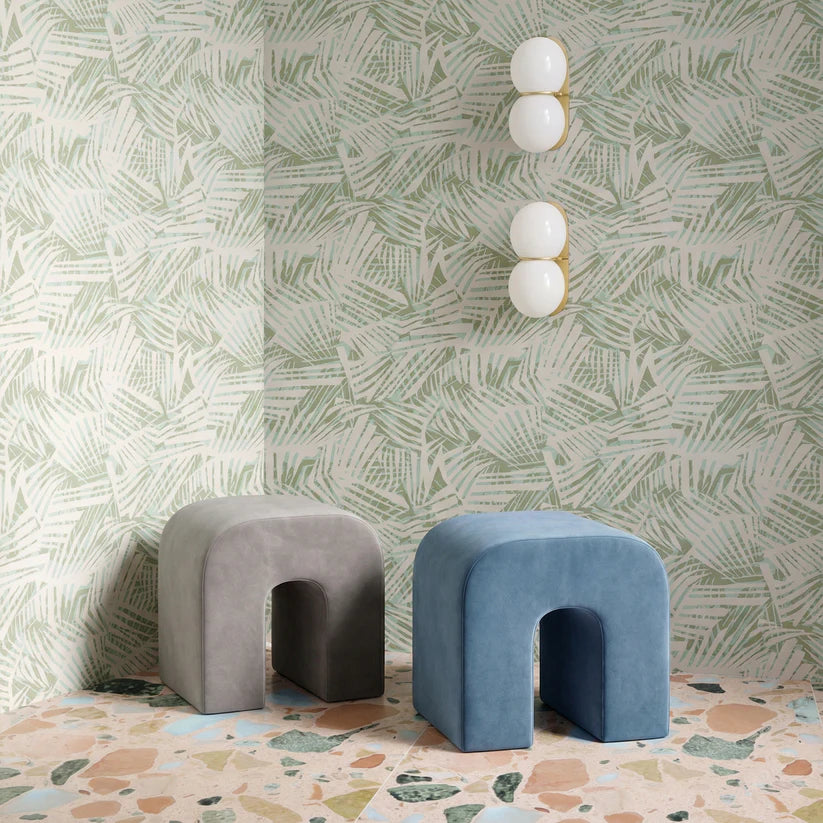 Desi Performance Velvet Ottoman - image 3