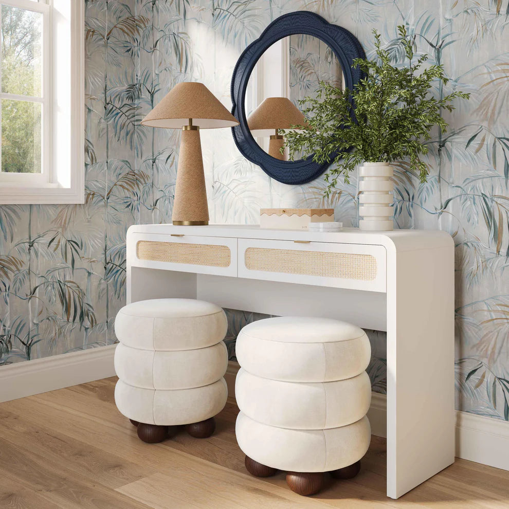 Patty Rattan Console Desk - 2 Drawer - image 8