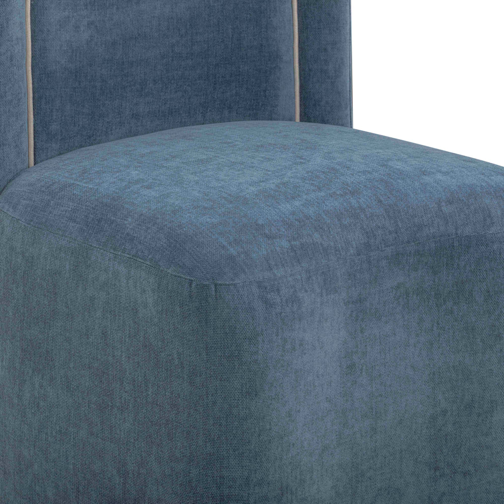 Dolce Velvet Rolling Desk Chair - image 3