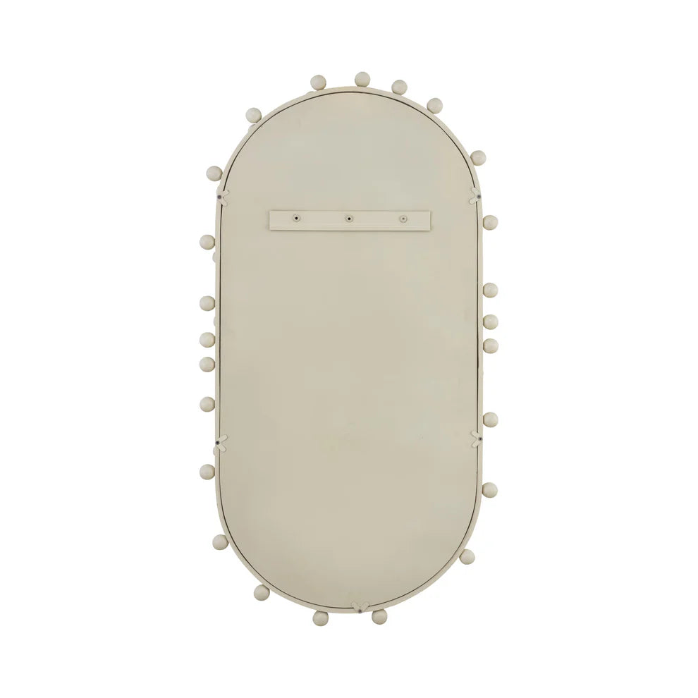 Bubbles Oval Wall Mirror - White - image 3