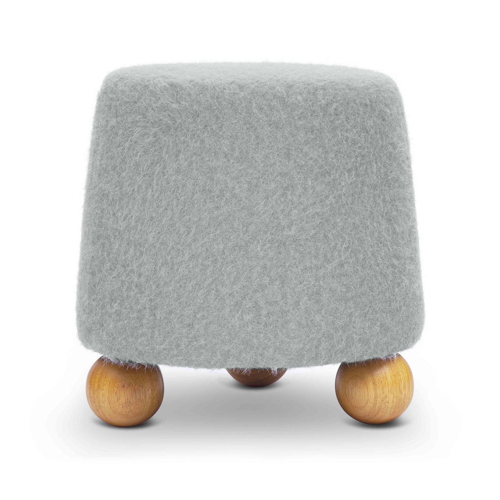Jaine Faux Mohair Stool - image 4